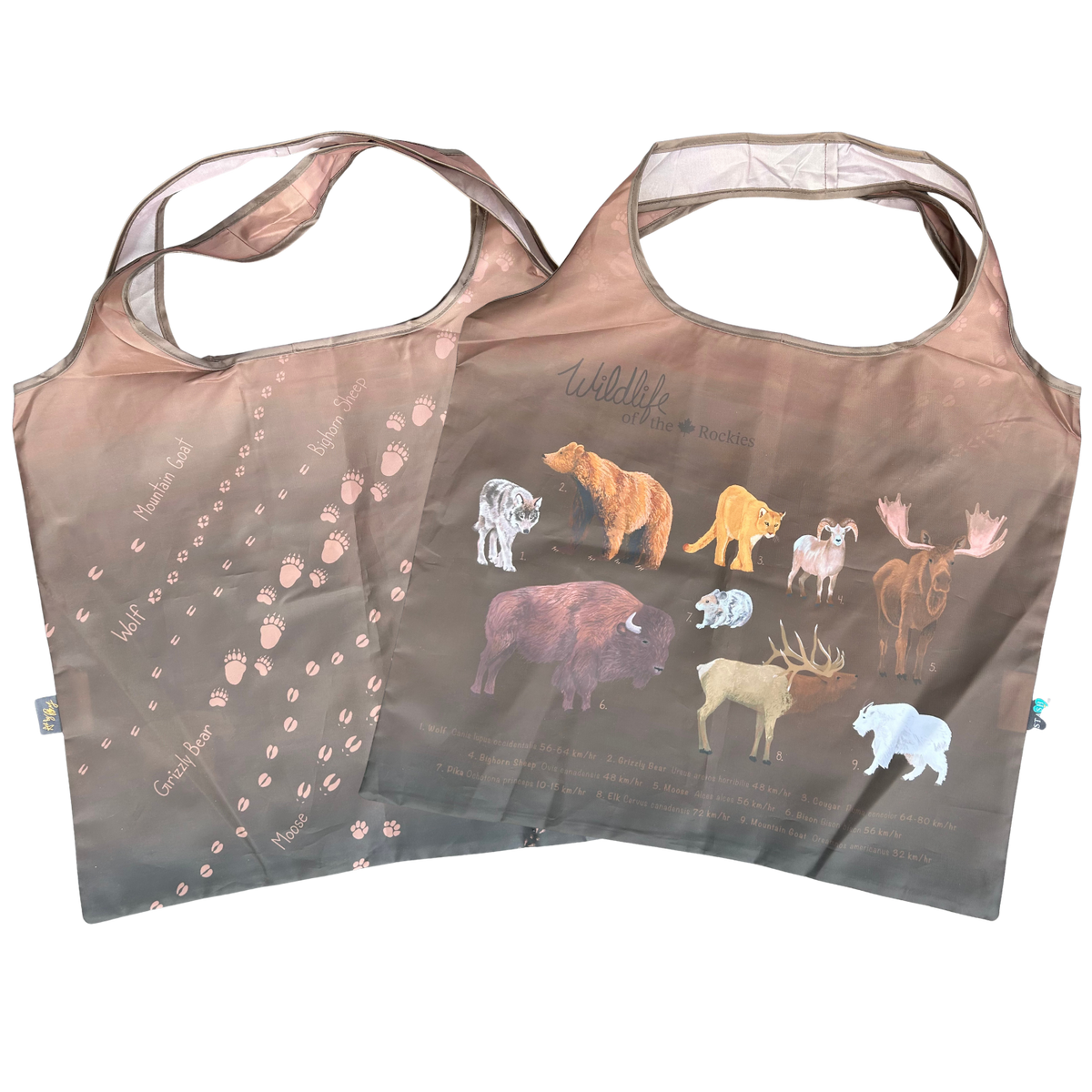Wildlife of the Rockies: Reusable Tote Bag