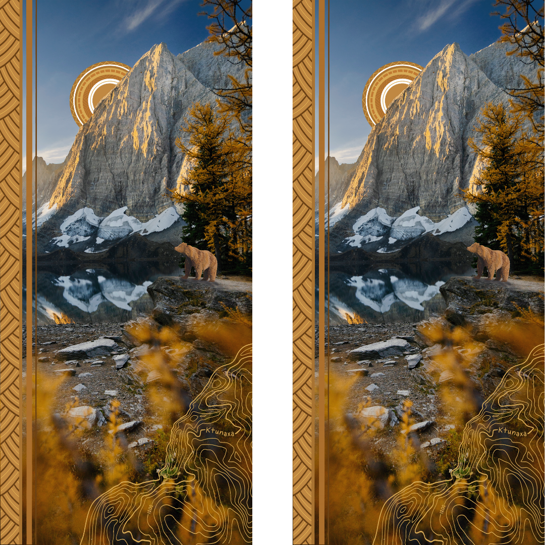 Your Choice: Set of 2 Buffs - Lake Louise Morning Fire, Love Powder, Bow Valley Aurora, Autumn Peaks, Lake Louise Golden Hour, Morant's Curve, Canmore Three Sisters, Rainbow Rockies, Rainbow Rockies Jr. ⌲ LIMITED EDITION