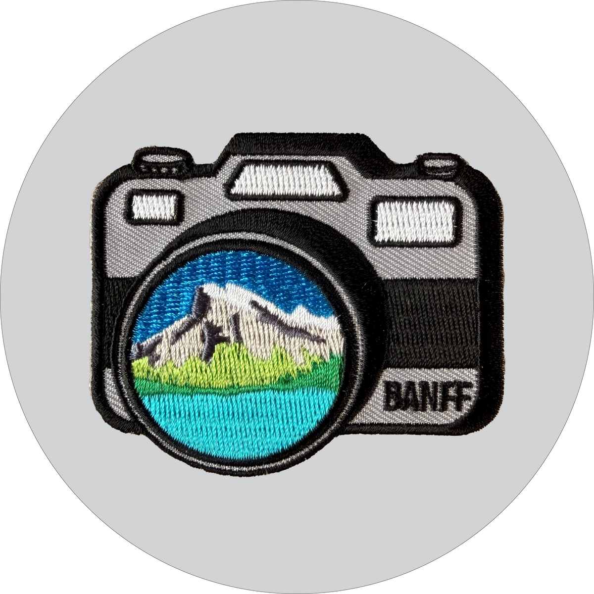 Banff Camera Embroidered Patch