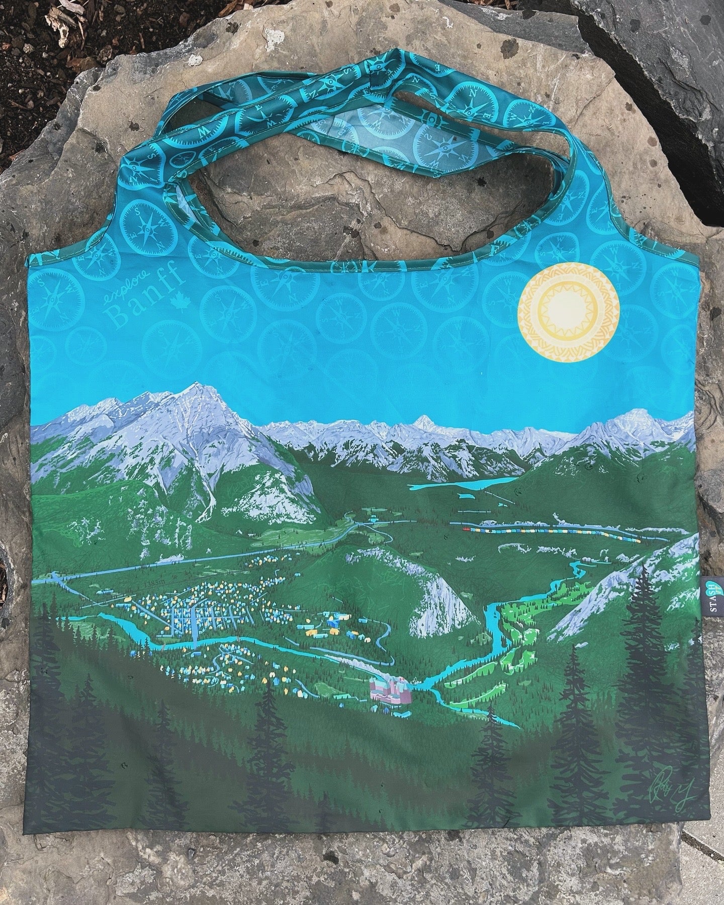 Your Choice: Set of 2 Tote Bags ⌲ Explore the Rockies, Wildflowers of the Rockies, iSpy the Rockies, Wildlife of the Rockies