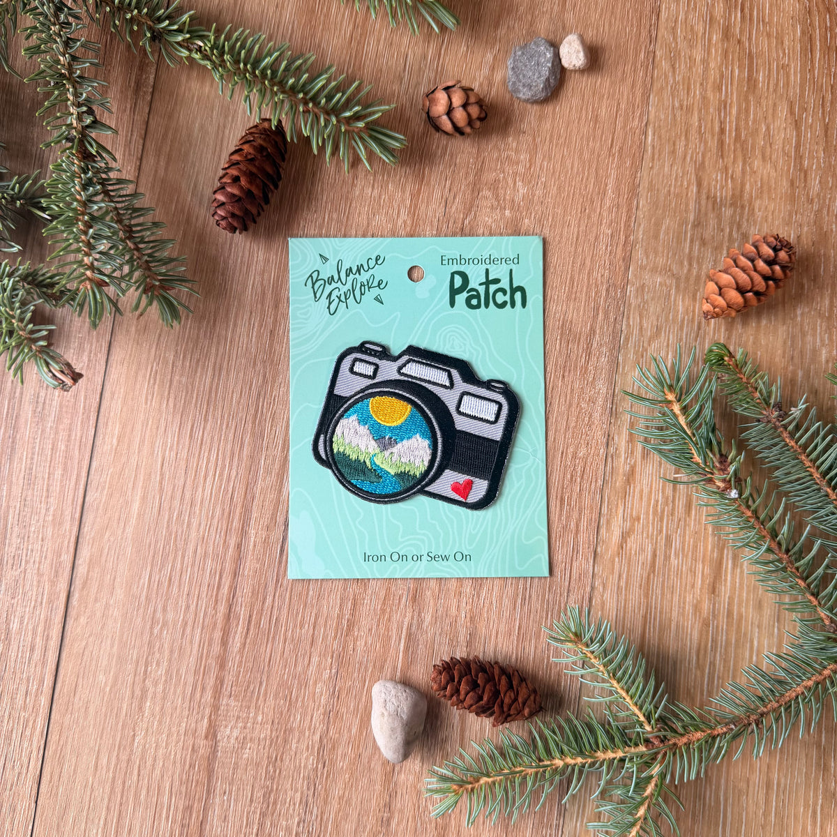 Love Photography Embroidered Patch