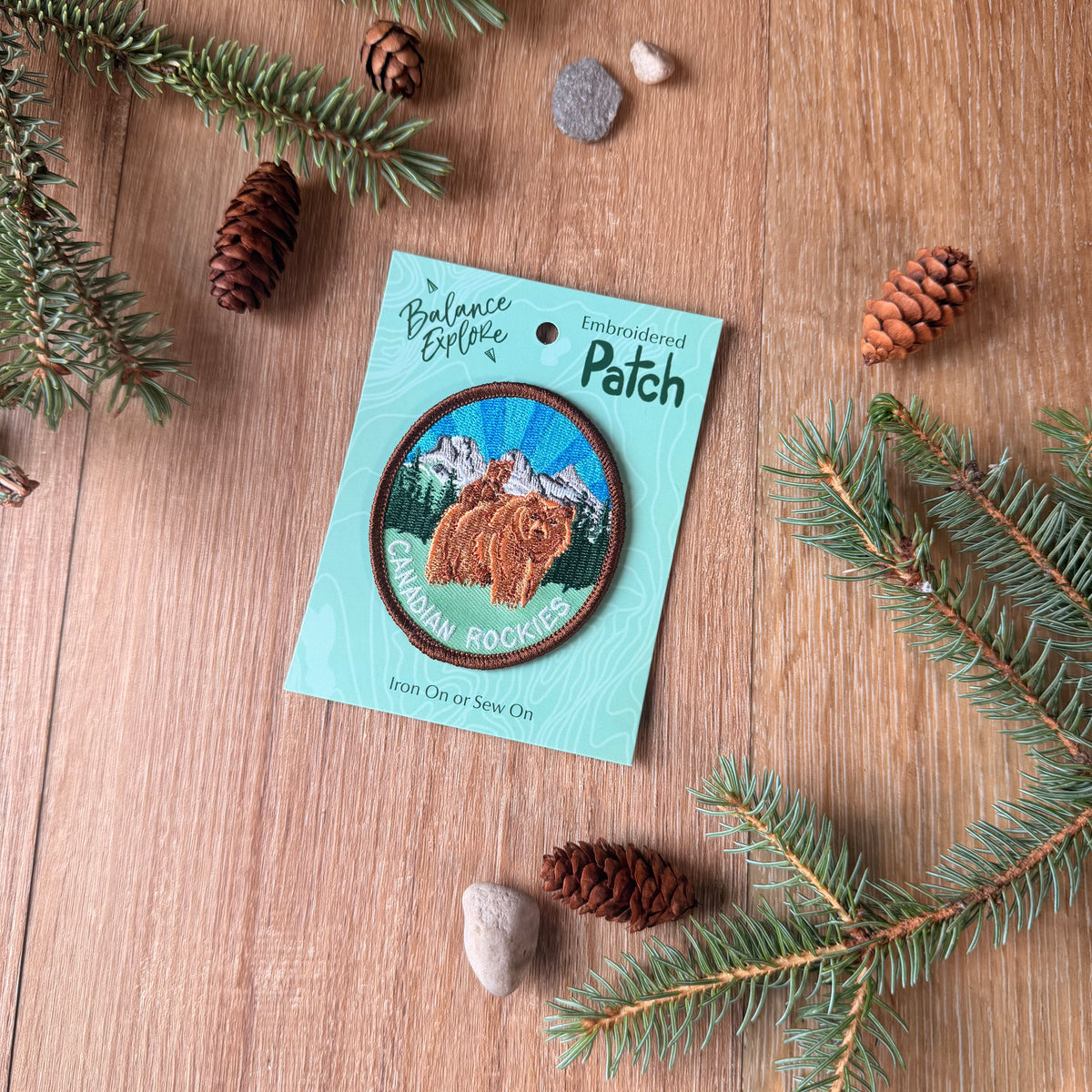 Canadian National Parks Bear Embroidered Patch