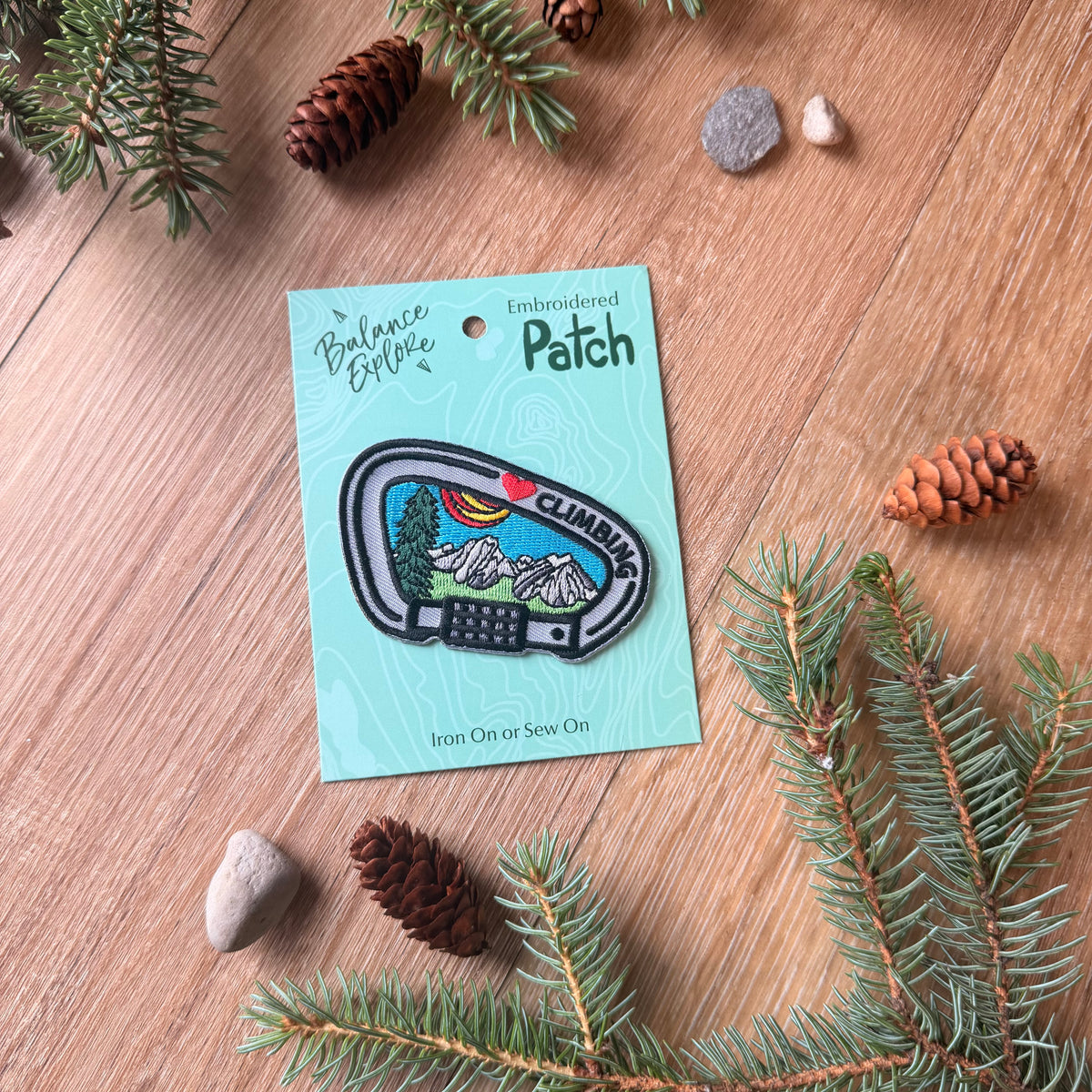 Love Climbing Embroidered Patch