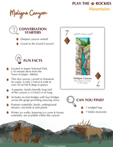 7 Maligne Canyon - Mountains - Information Sheet