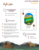 11 Jack - Peyto Lake - Mountains - Information Sheet