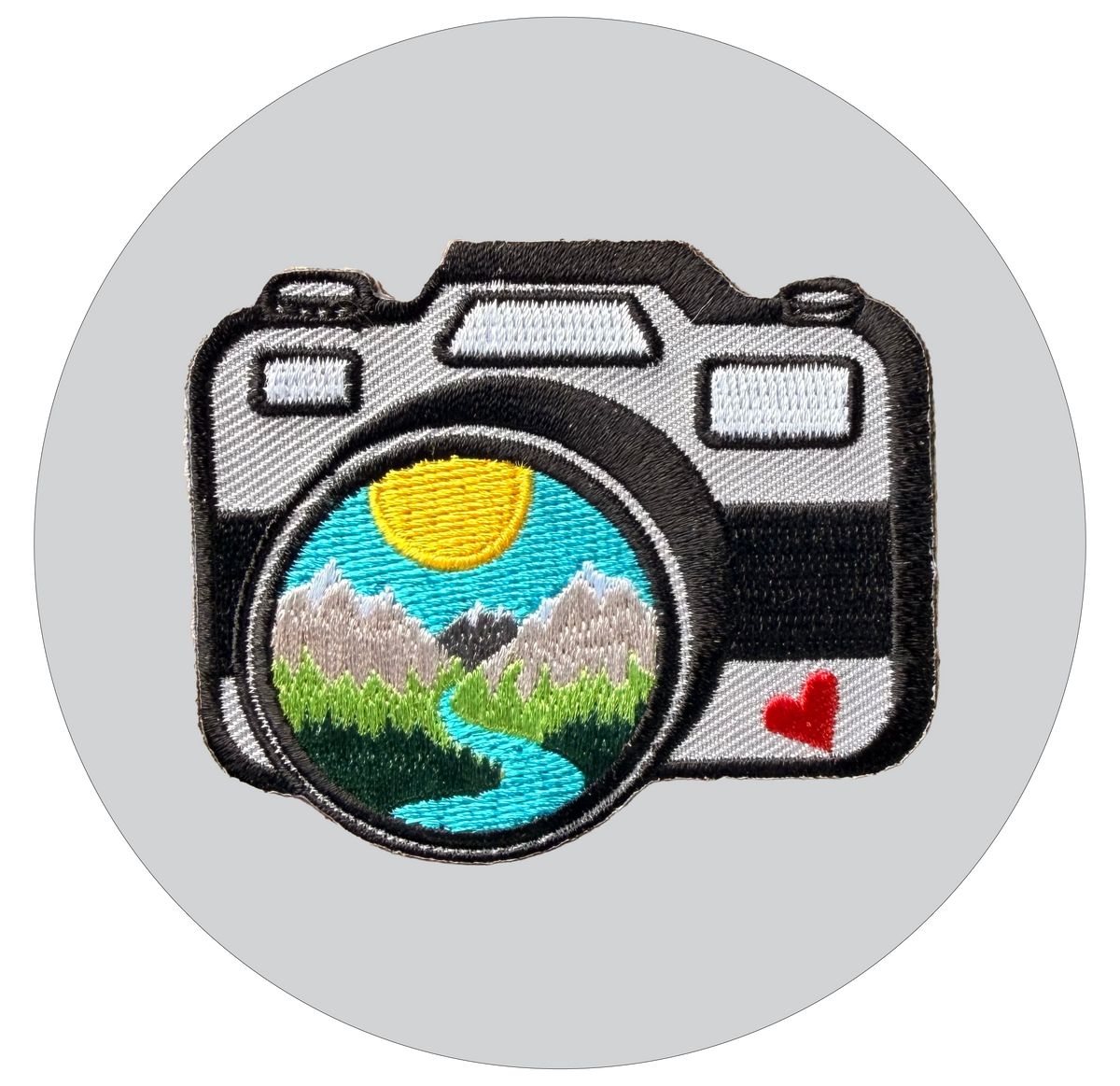 Love Photography Embroidered Patch