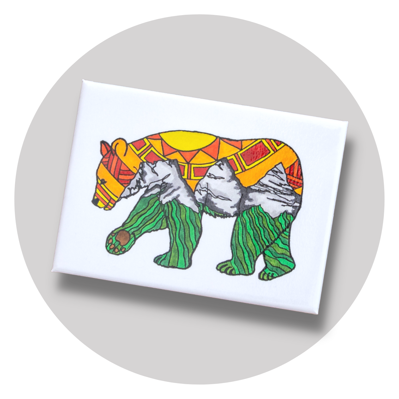 Three Sisters Bear Magnet