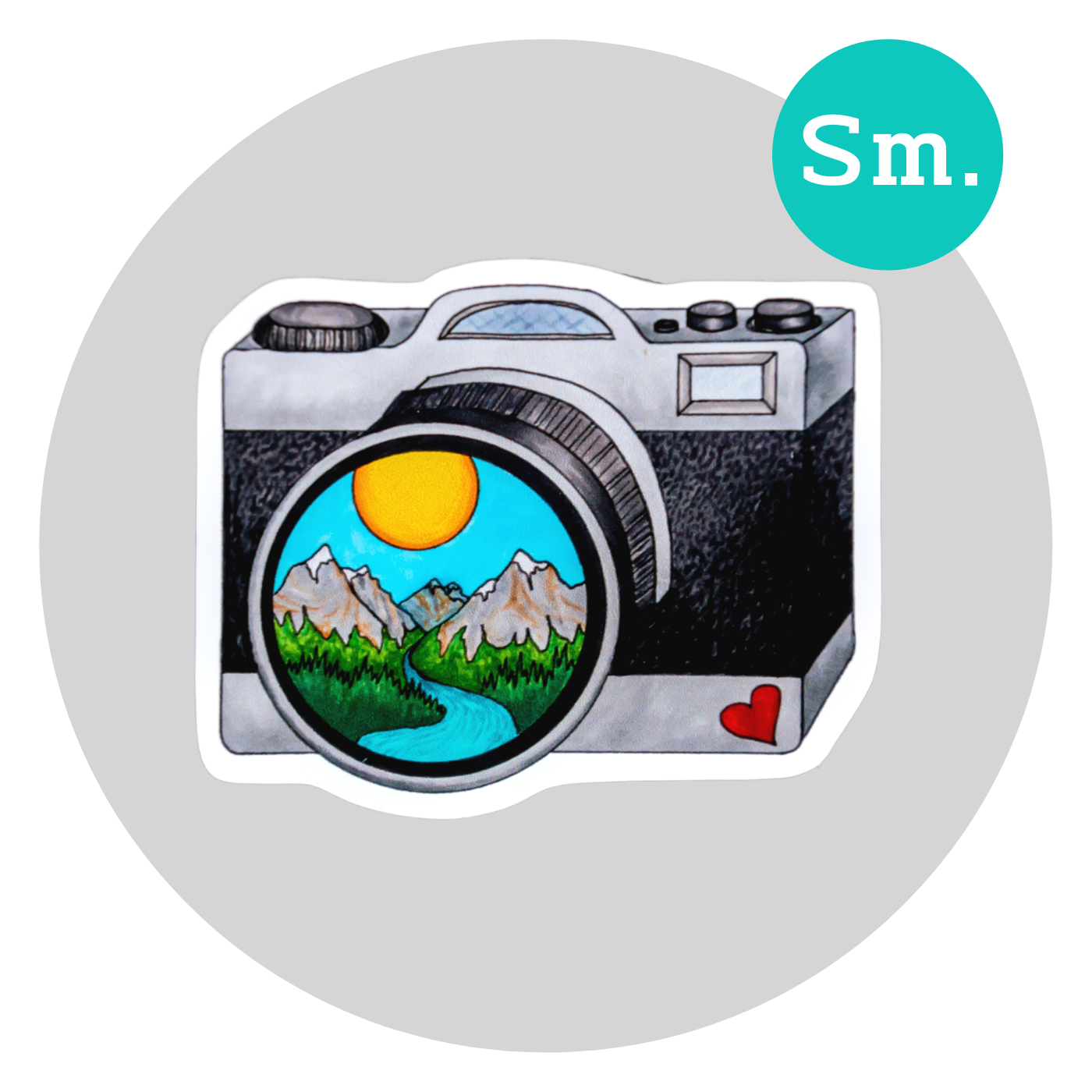 Love Photography Sticker ⌲ Small 2.5"x2"