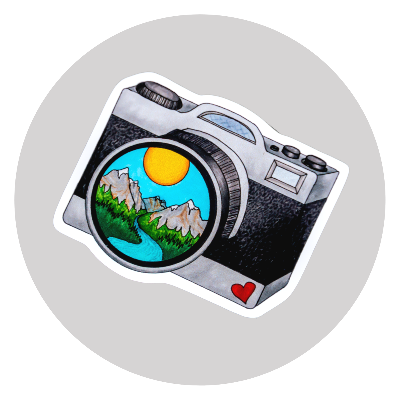 Love Photography Sticker ⌲ Small 2.5"x2"