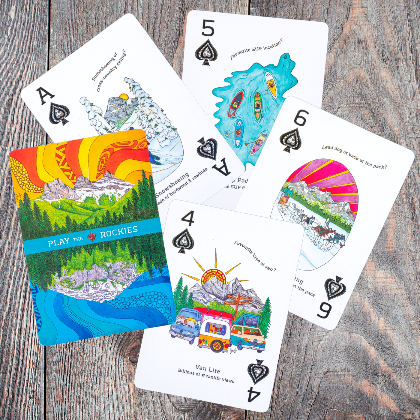 Playing Cards - Play the Canadian Rockies