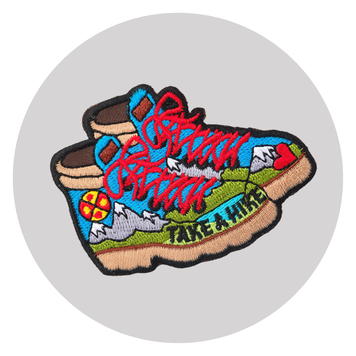 Hiking Boots Patch: Take A Hike