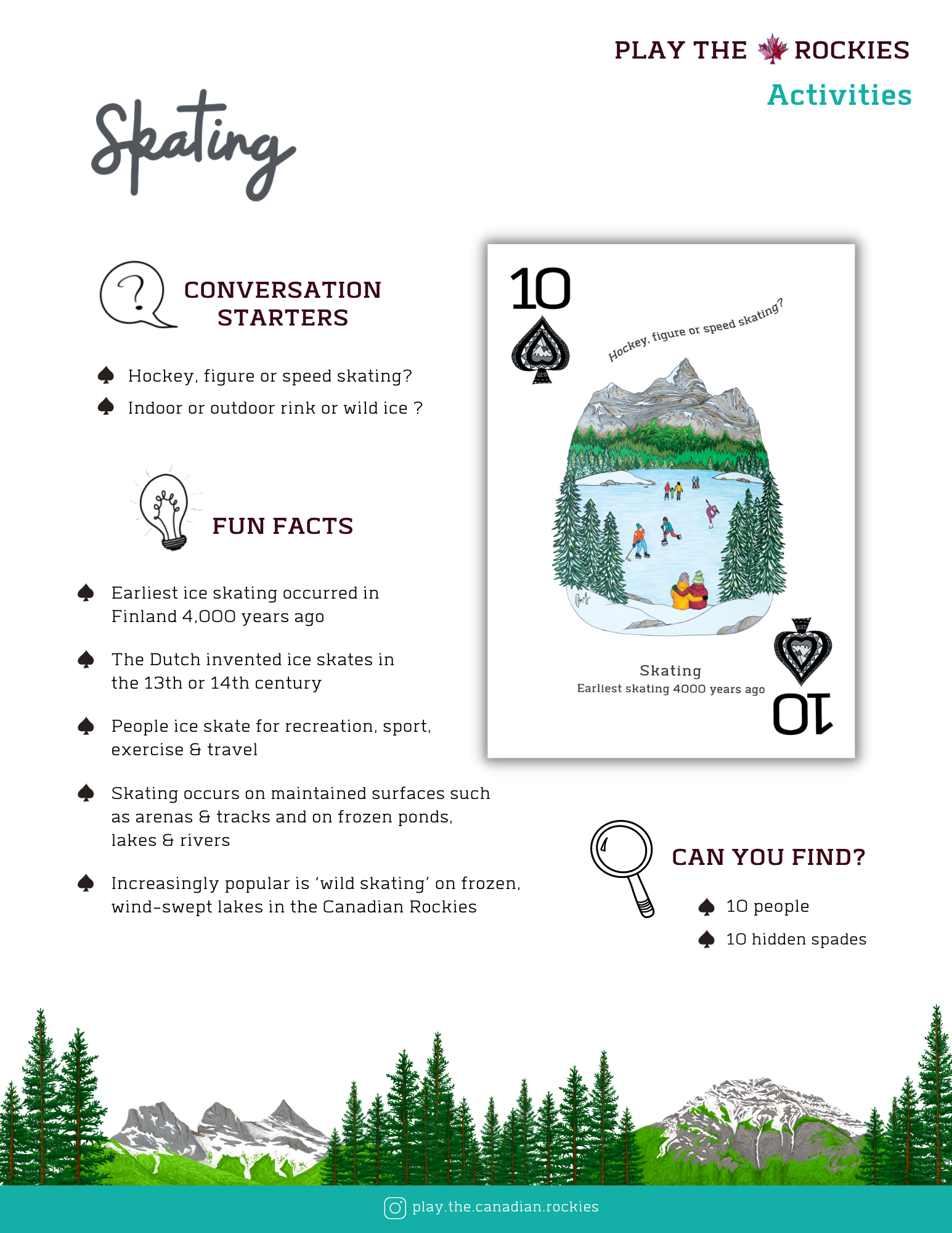 E-book of all: 54 Information Sheets • Mountains • Wildlife • Activities • Wildflowers