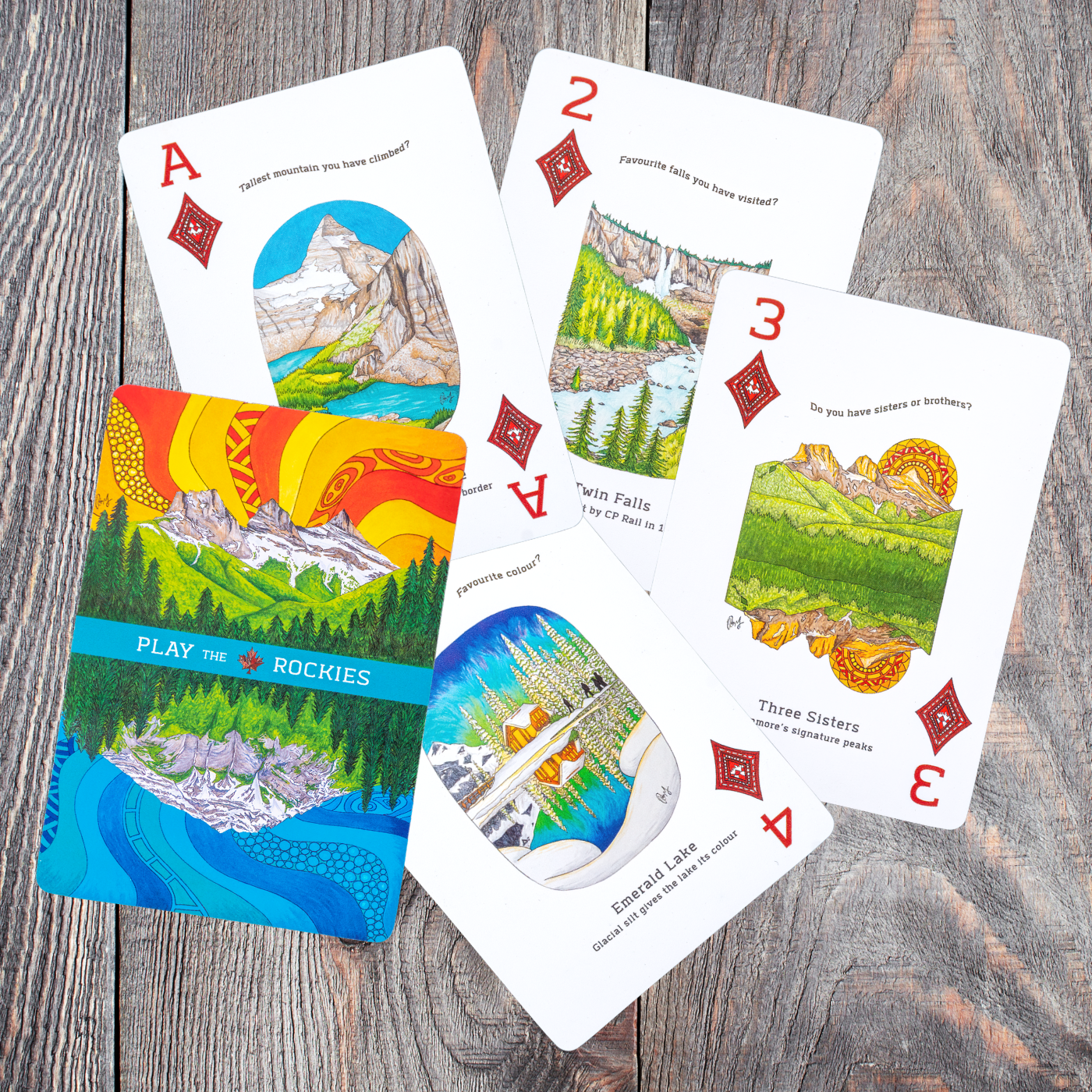 Playing Cards - Play the Canadian Rockies