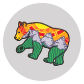 Three Sisters Bear Patch: Orange Sky