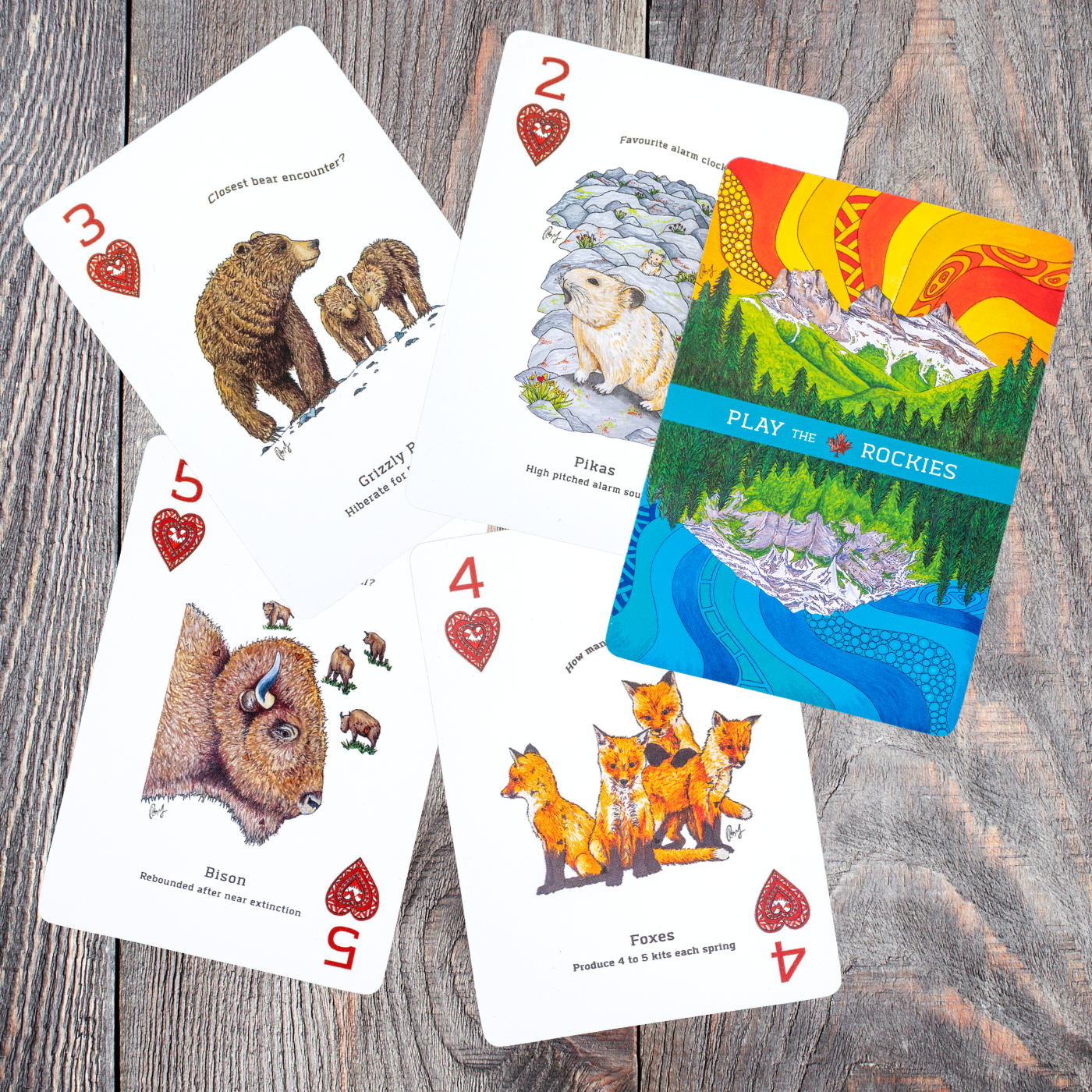 Playing Cards - Play the Canadian Rockies