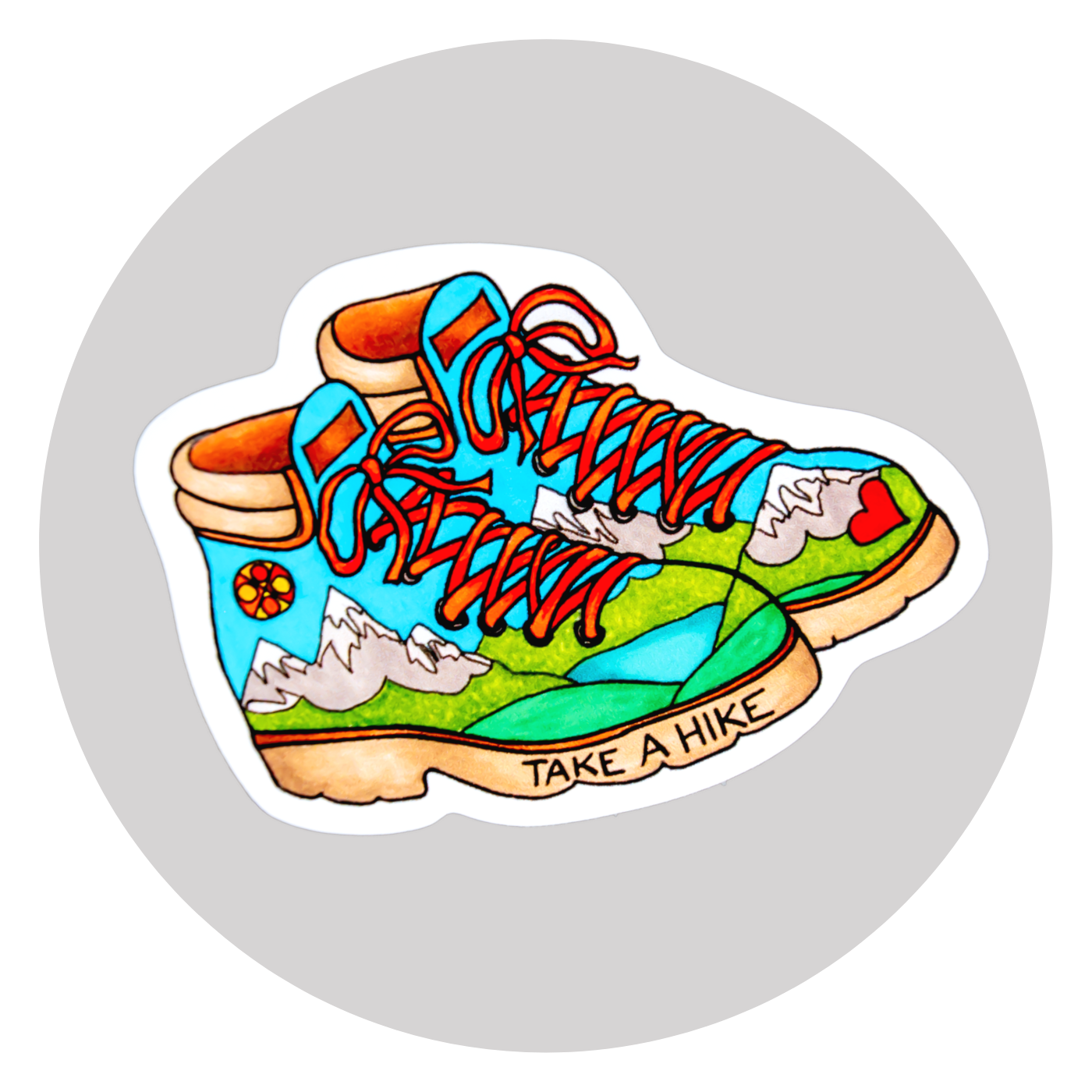 Take A Hike Sticker ⌲ Small 2.5"x2"