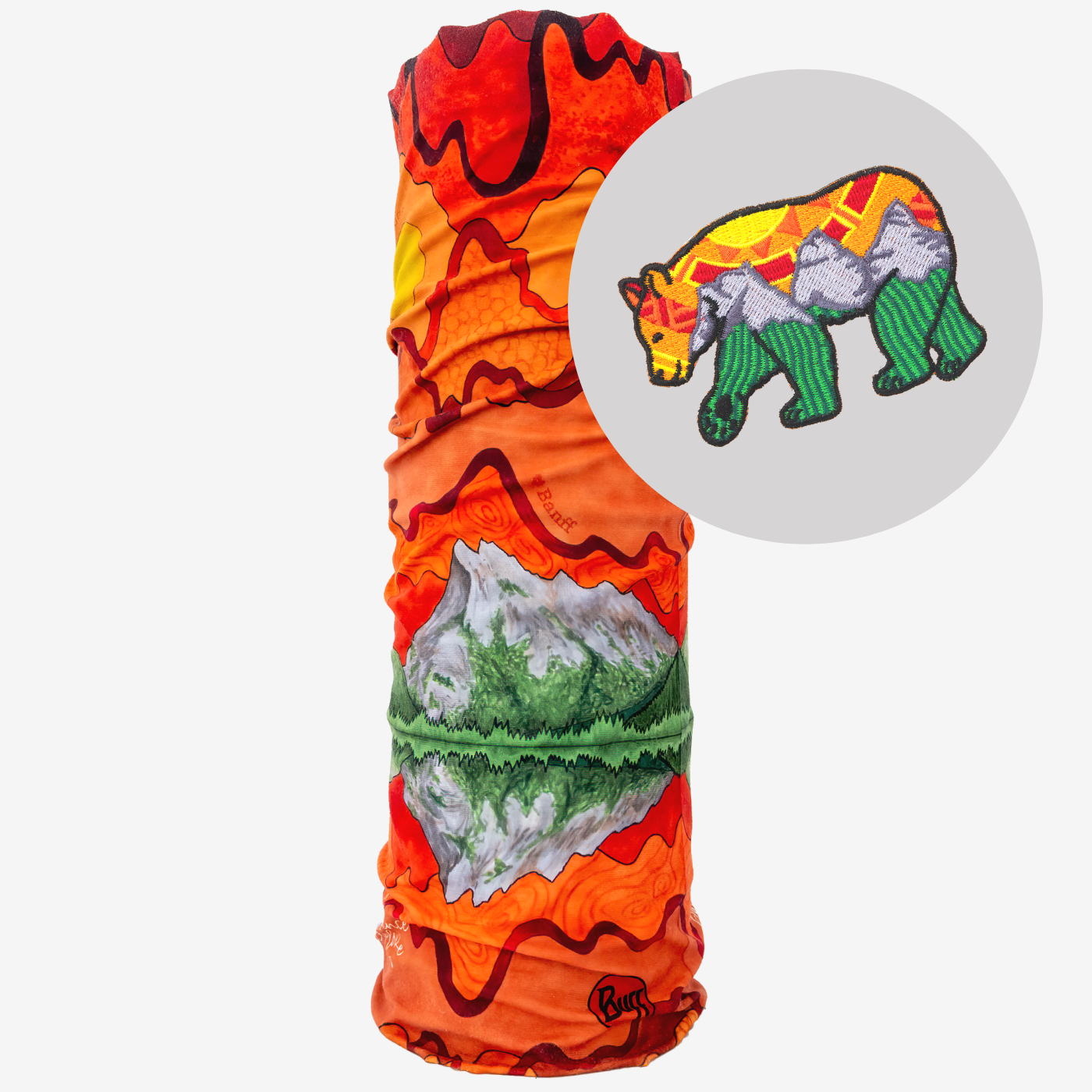 Sunset Set: Banff Buff + Three Sisters Bear Patch ⌲ LIMITED EDITION