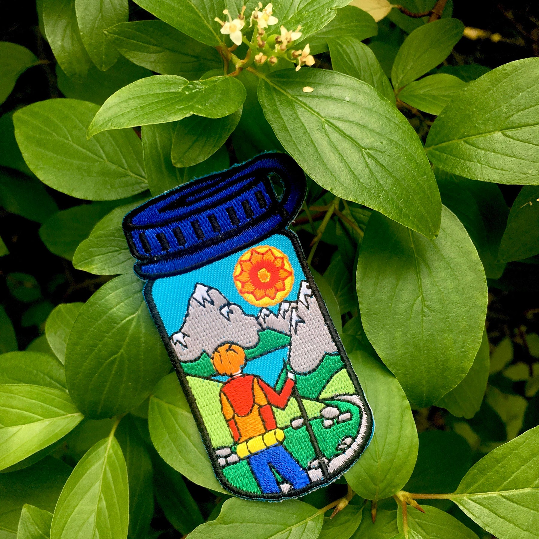 Water Bottle Patch: Hiker