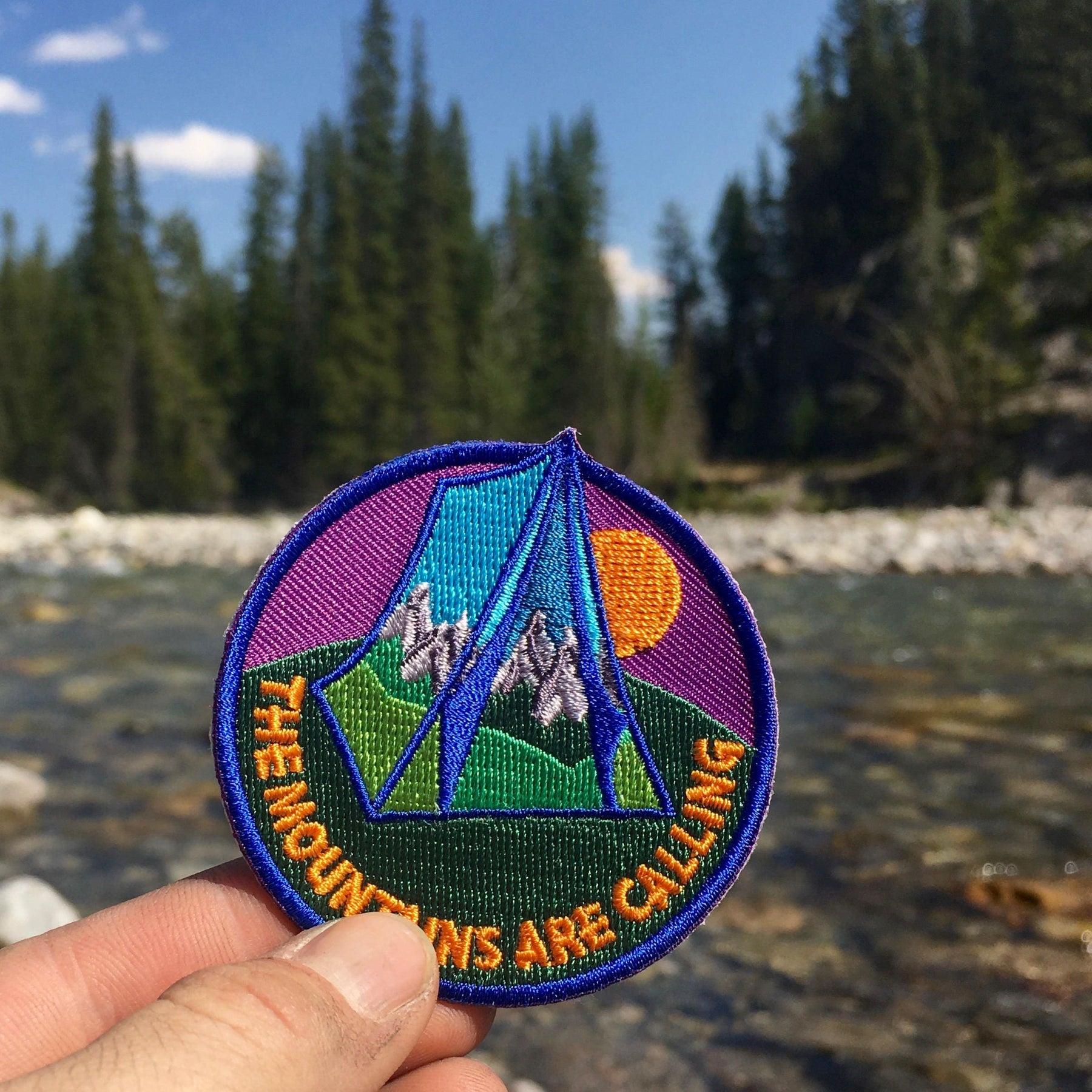 Camping Patch: Mountains Are Calling