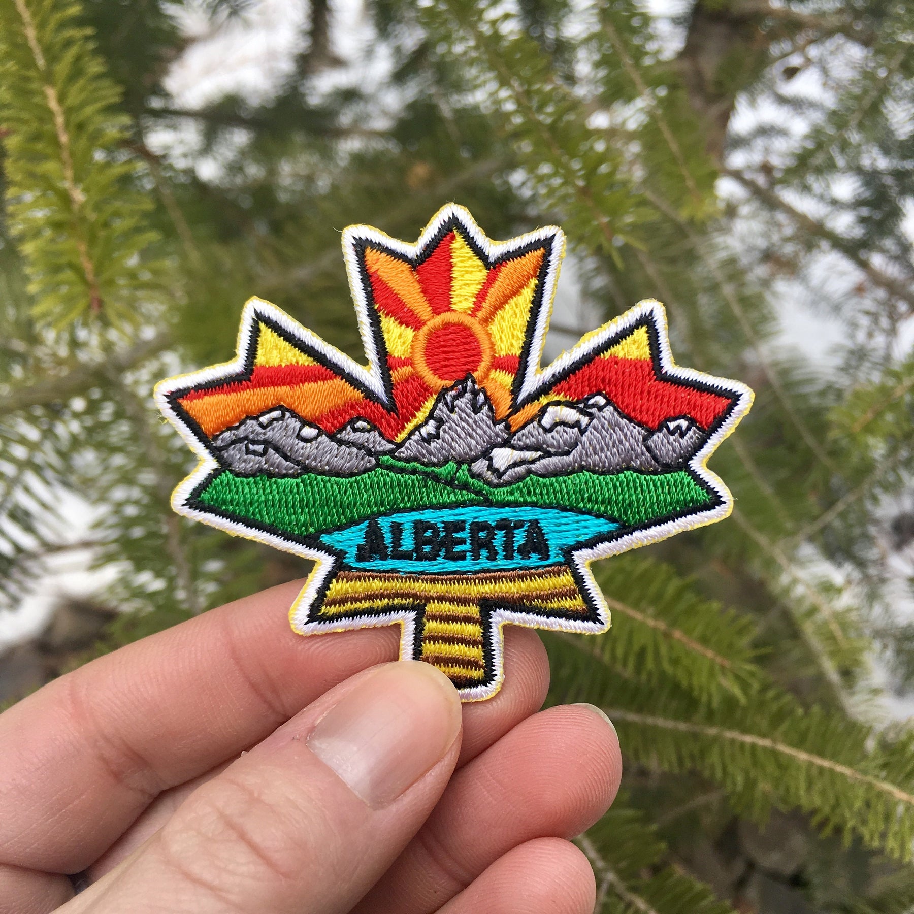Alberta Maple Leaf Patch