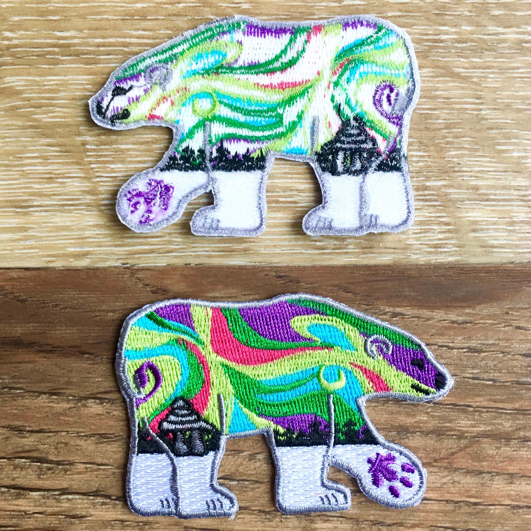Polar Bear Patch: Northern Lights