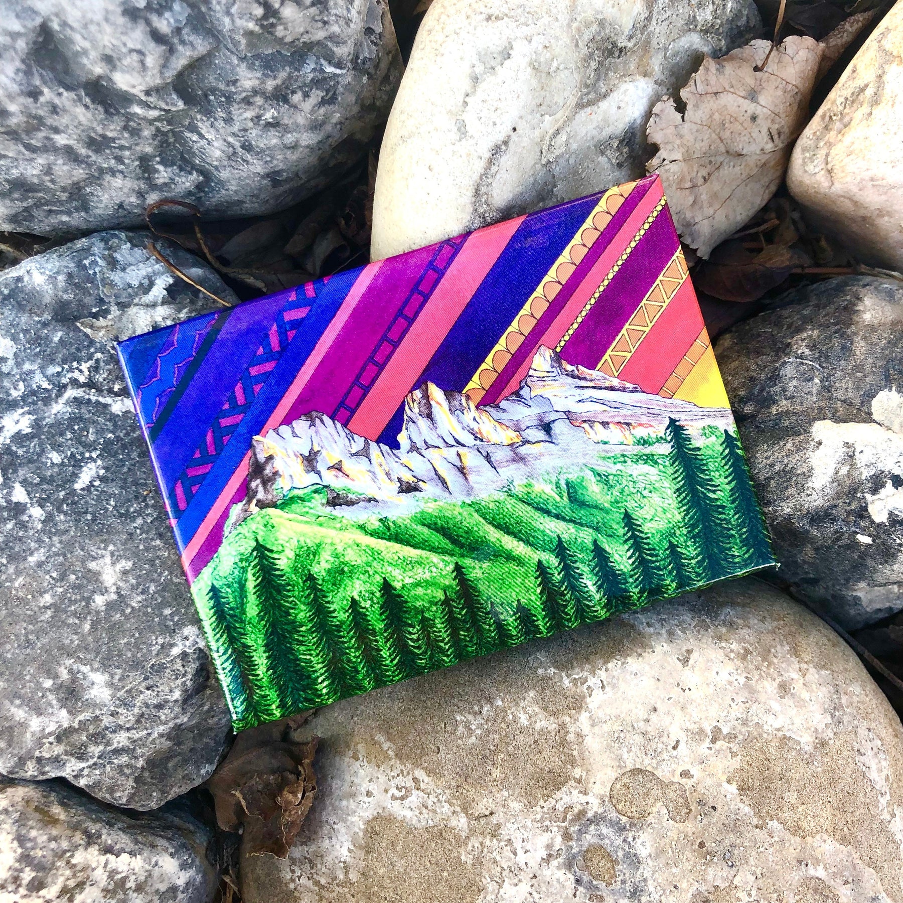 Three Sisters Canmore Magnet