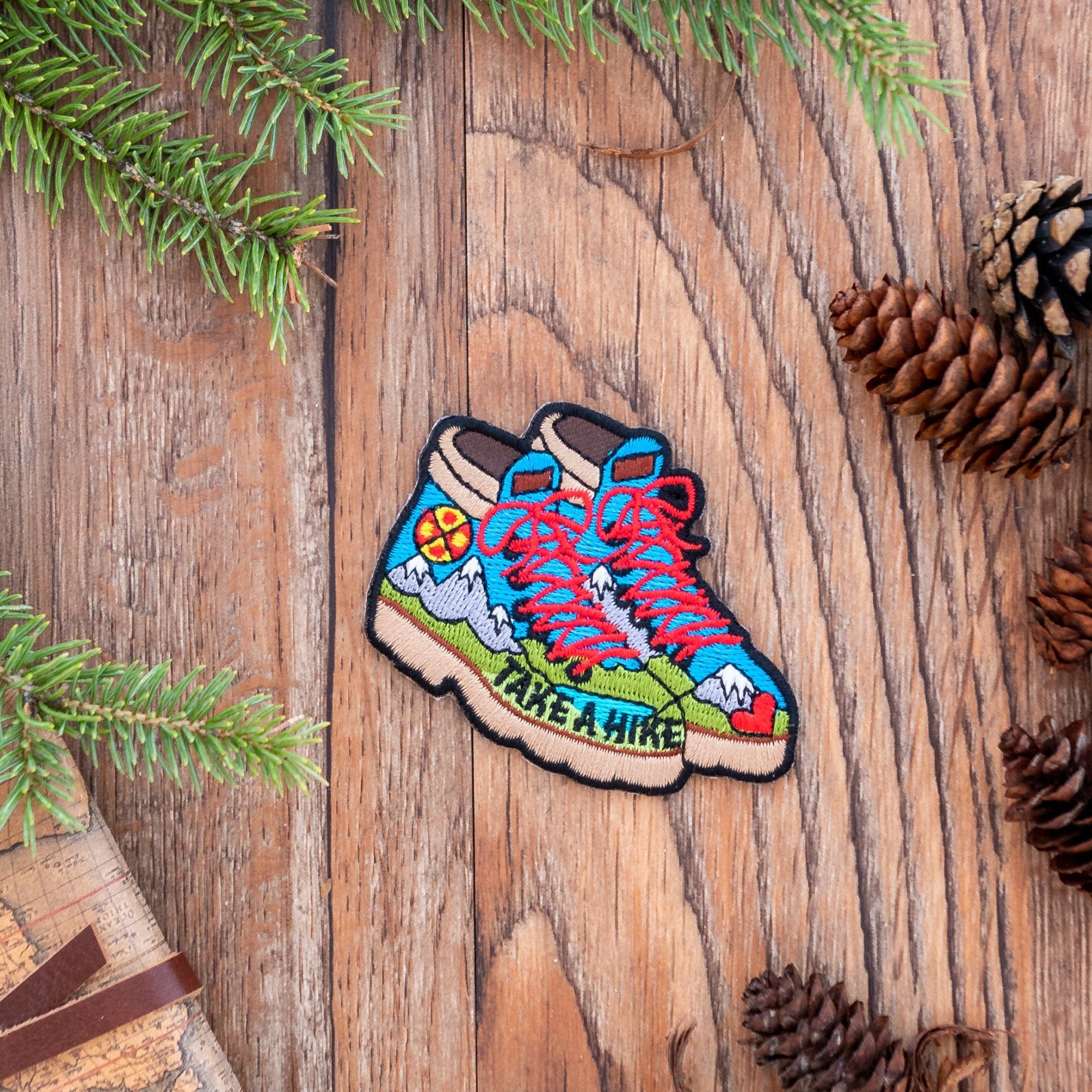 Hiking Boots Patch: Take A Hike