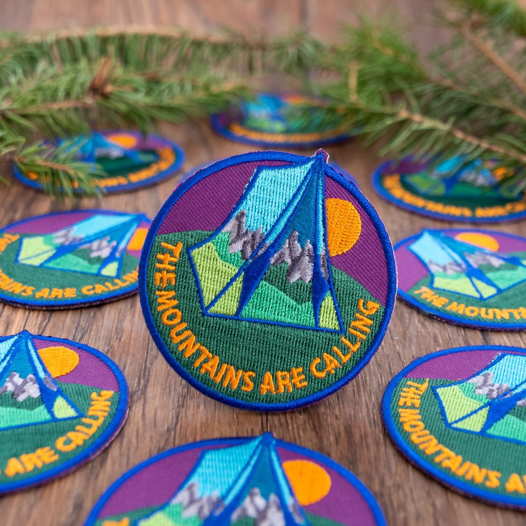 Camping Patch: Mountains Are Calling