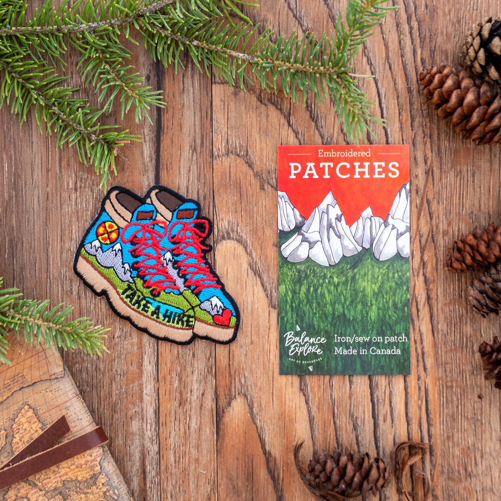 Hiking Boots Patch: Take A Hike