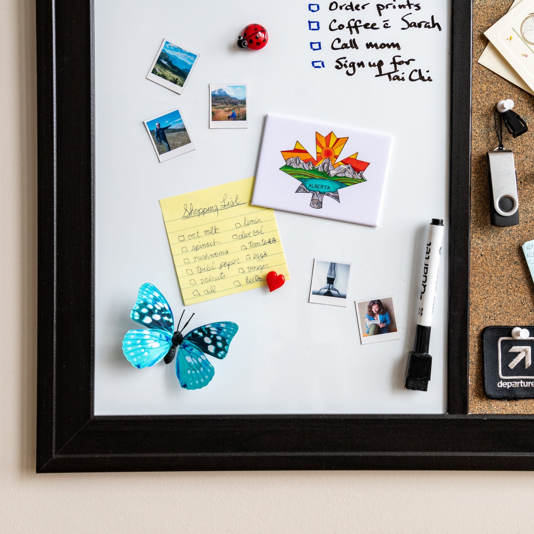 Alberta Maple Leaf Magnet