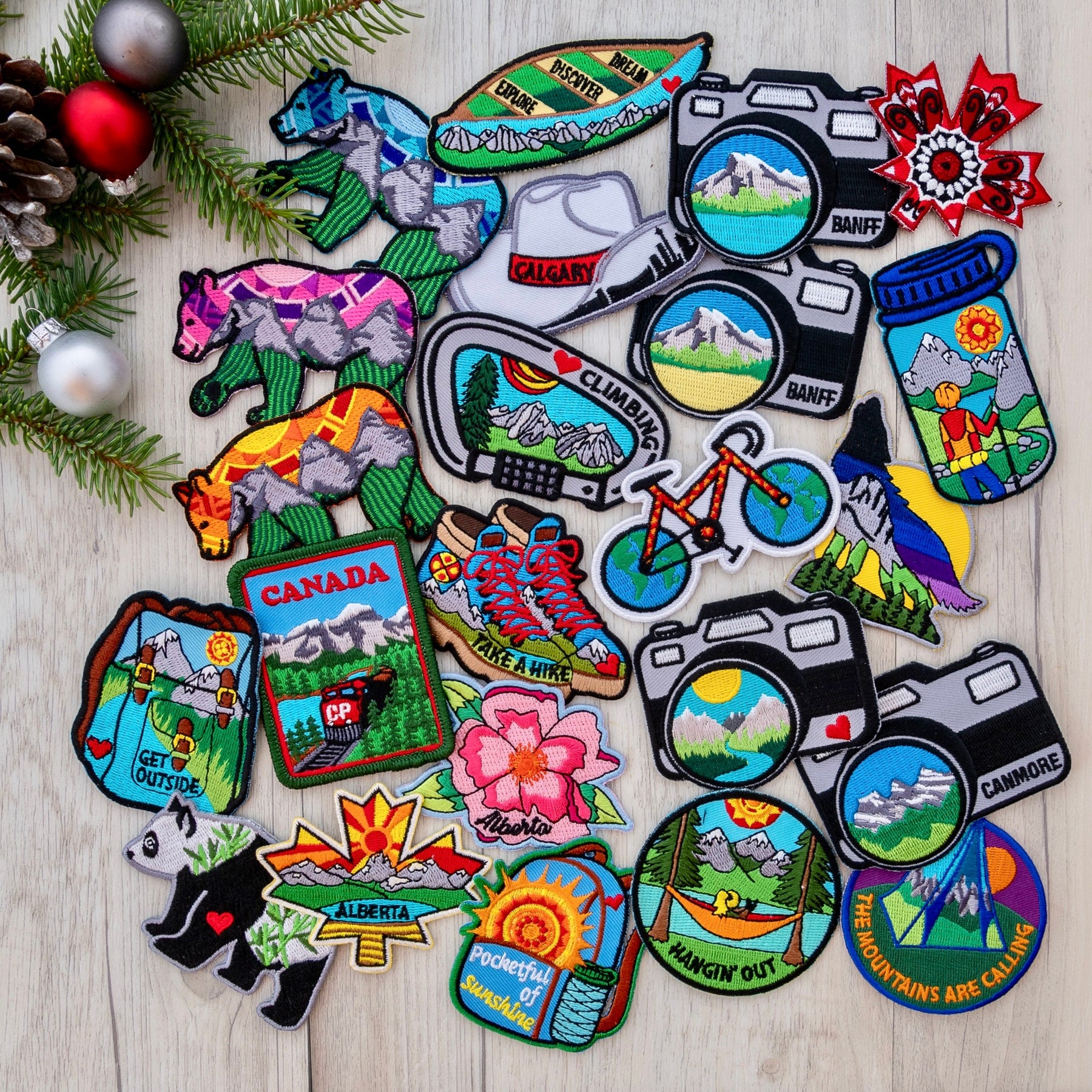 Water Bottle Patch: Hiker