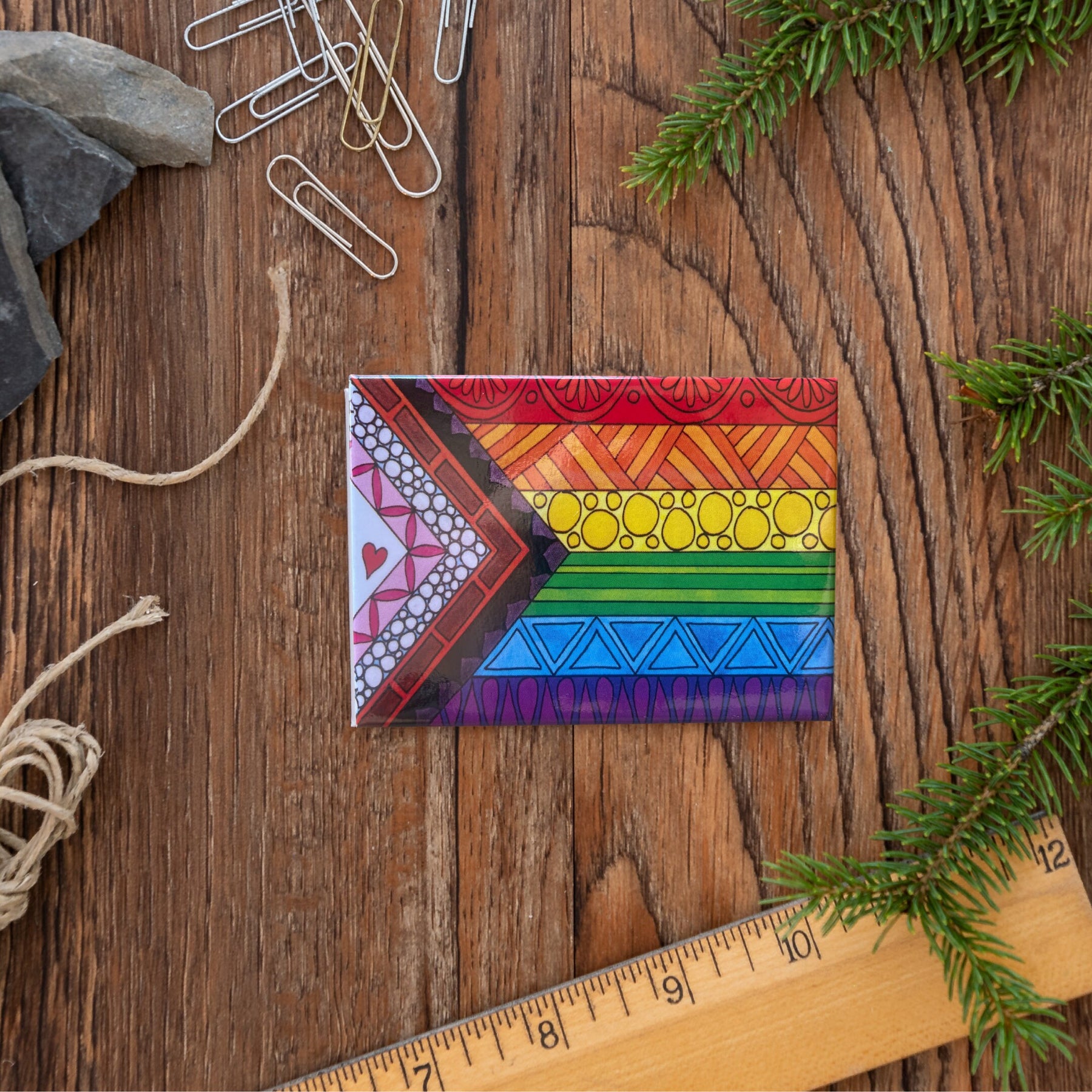 Progress Pride Flag Magnet
