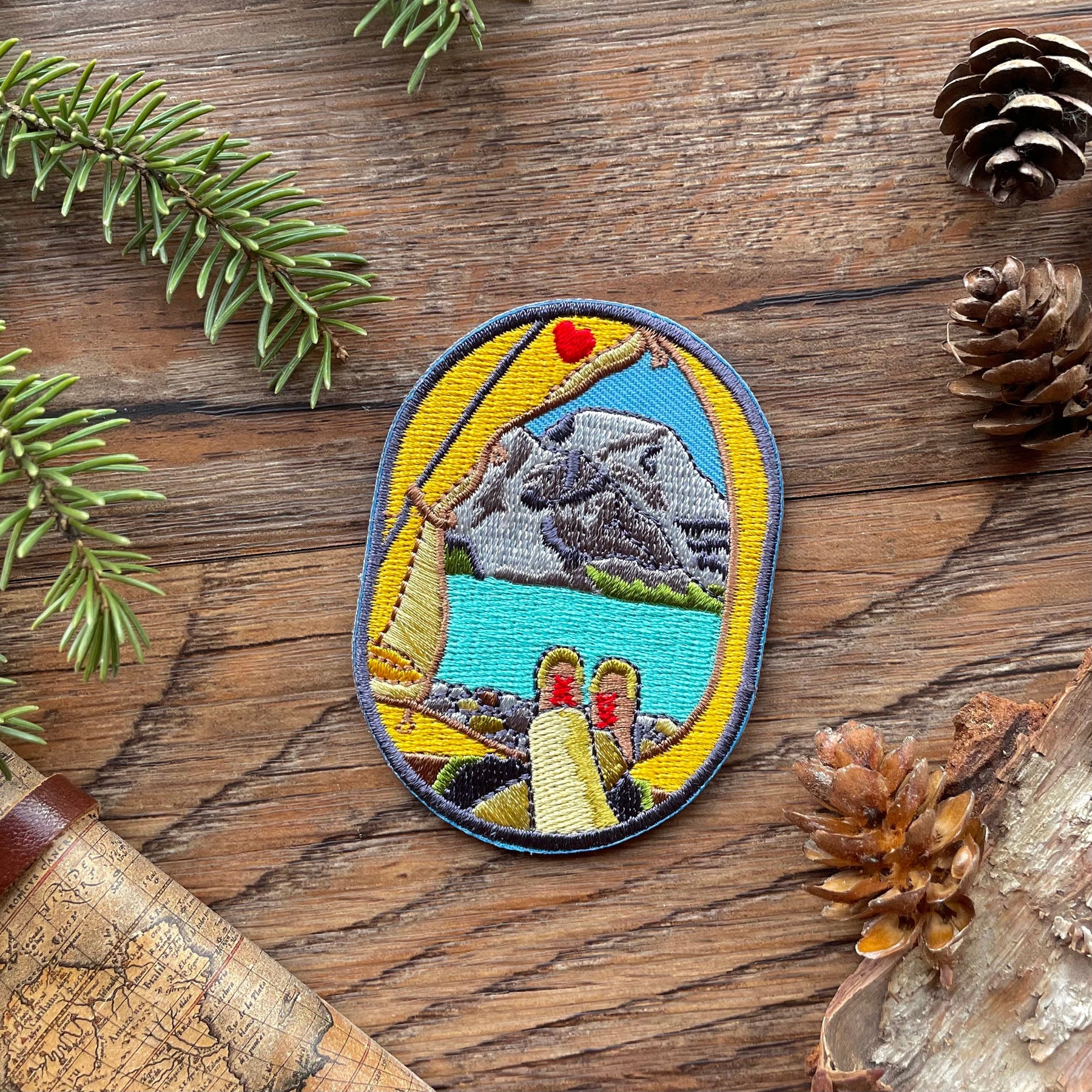 Love Camping Patch: Berg Lake