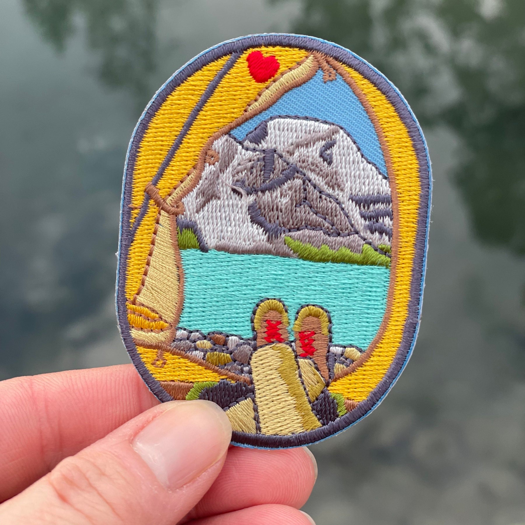 Love Camping Patch: Berg Lake