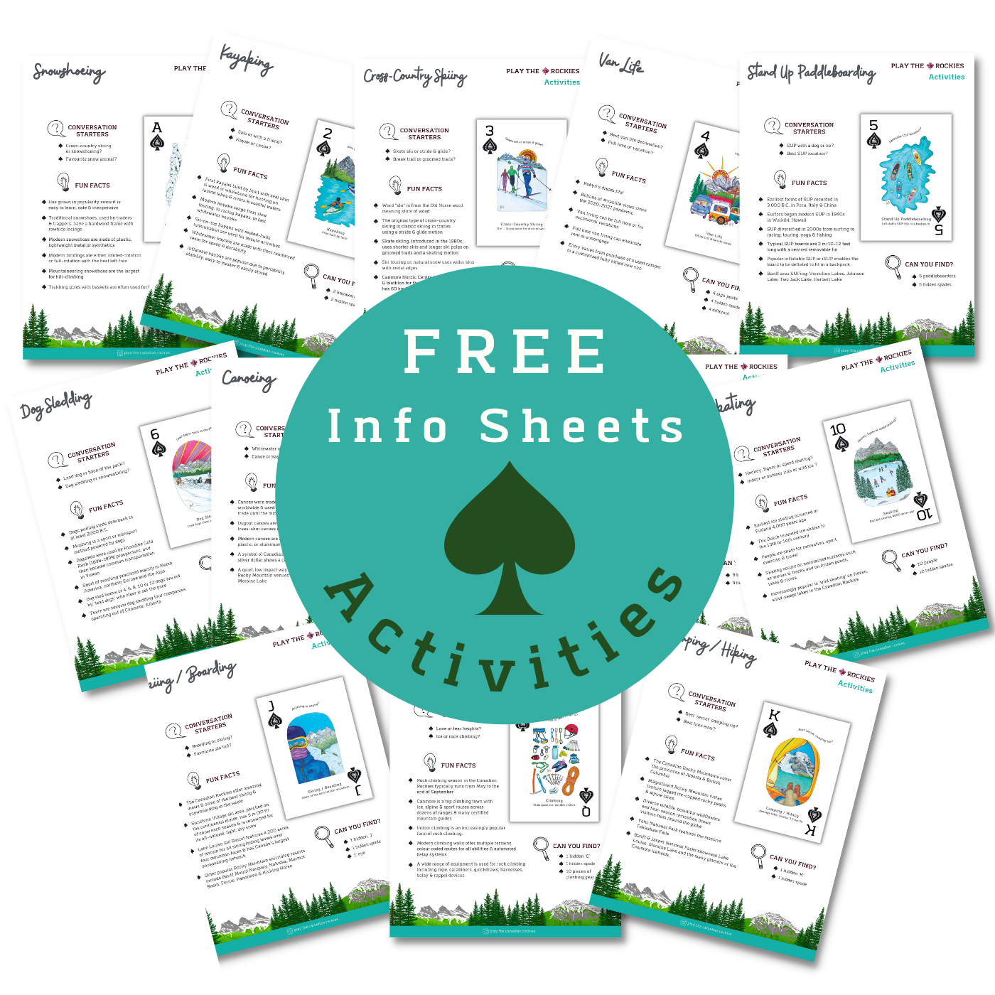 Spades Activities - Information Sheets