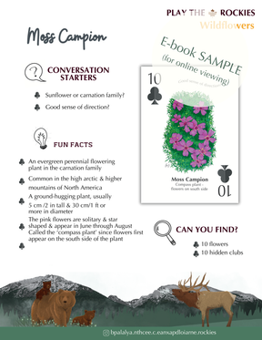 E-book of all: 54 Information Sheets • Mountains • Wildlife • Activities • Wildflowers