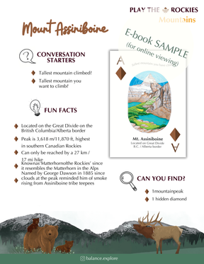 E-book of all: 54 Information Sheets • Mountains • Wildlife • Activities • Wildflowers