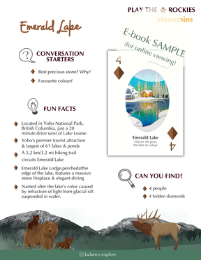 E-book of all: 54 Information Sheets • Mountains • Wildlife • Activities • Wildflowers