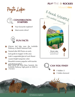 E-book of all: 54 Information Sheets • Mountains • Wildlife • Activities • Wildflowers