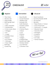 ispy checklist - Winter