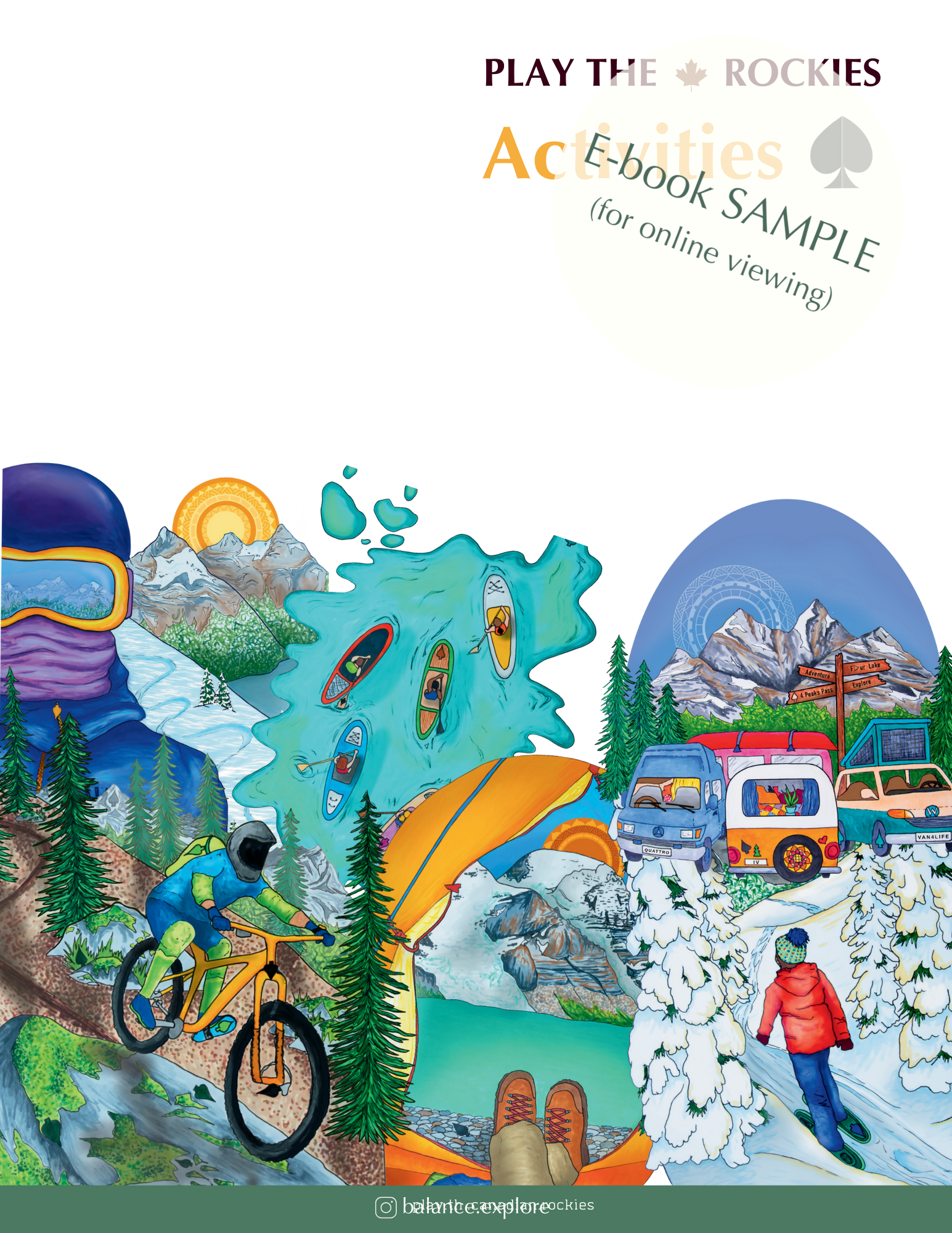 E-book of all: 54 Information Sheets • Mountains • Wildlife • Activities • Wildflowers