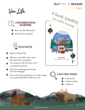E-book of all: 54 Information Sheets • Mountains • Wildlife • Activities • Wildflowers