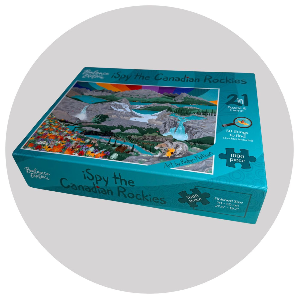 iSpy The Canadian Rockies - 1000 Piece Puzzle - Summer Edition