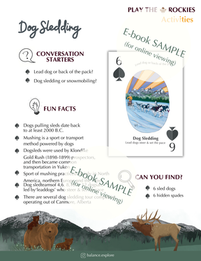 E-book of all: 54 Information Sheets • Mountains • Wildlife • Activities • Wildflowers