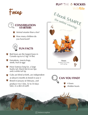 E-book of all: 54 Information Sheets • Mountains • Wildlife • Activities • Wildflowers