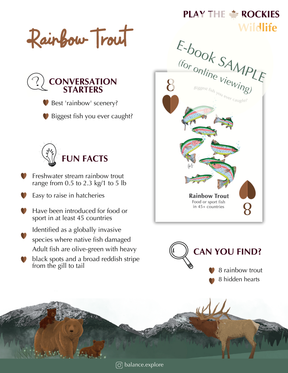 E-book of all: 54 Information Sheets • Mountains • Wildlife • Activities • Wildflowers