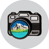 Banff Camera Embroidered Patch