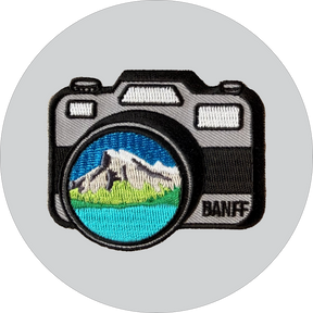 Banff Camera Embroidered Patch
