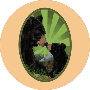 Black Bear Sticker