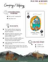 13 King - Camping/ Hiking - Activities - Information Sheet